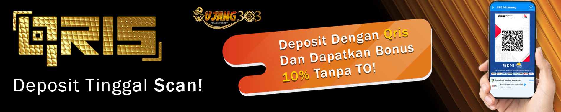 Ujang303 situs terpercaya deposit  QRIS